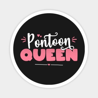 Pontoon Queen - Queen of the Pontoon Funny Boat Gift product Magnet